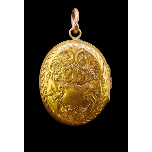 110 - ANTIQUE VICTORIAN ENAMELED LOCKET PENDANT, decorated with en enameled portrait of a bulldog. The bac... 