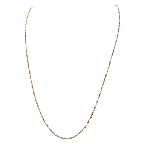 75 - GOLD NECKLACE, in 18 ct. gold. L. 61 cm. 6 grams.