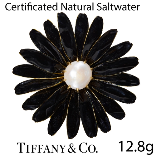 163 - TIFFANY AND CO, ANTIQUE, CA. 1900, MOST LIKELY LOUIS COMFORT TIFFANY, CERTIFICATED NATURAL SALTWATER... 