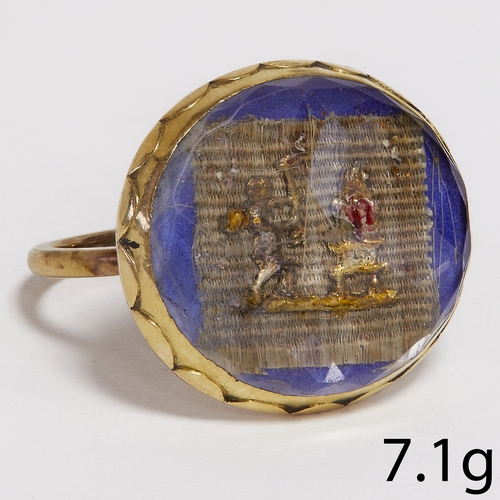 152 - RARE 17TH CENTURY STUART CRYSTAL RING, CA. 1650-1680,
7.1 grams, High carat gold.
Fine carved Stuart... 