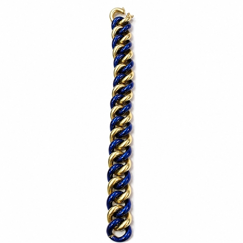 112 - ELEGANT  ENAMEL GOLD BRACELET 
90.1 grams, 18 ct. gold
enamel in great condition 
fine craftsmanship... 