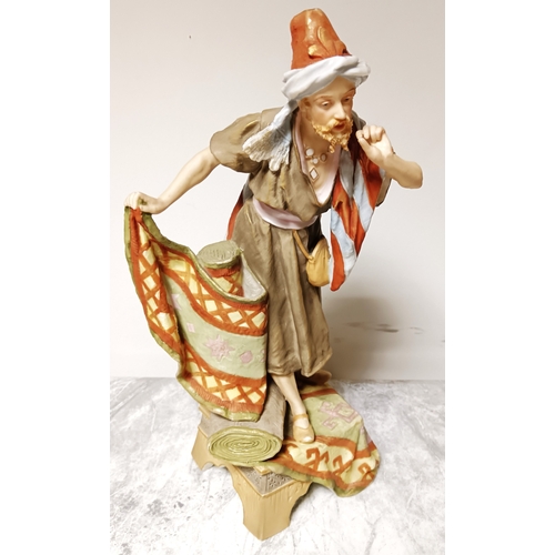 8 - A pair of Royal Dux Bohemia porcelain figures (2)