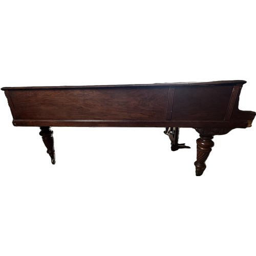 11 - A Victorian Rosewood 7ft Grand Piano by John Broadwood & Sons, serial number 21833, circa 1895. ... 