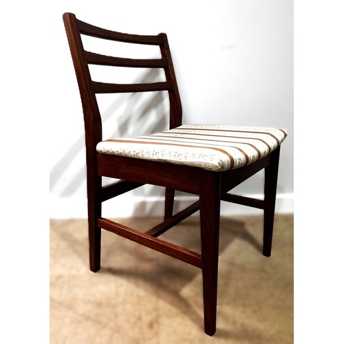 19 - A set of four Queen Anne style dining chairs; and four vintage dining chairs (8)