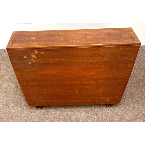 23 - Modern furniture, including a Sutherland style drop leaf table and a side cabinet (2).Table; 73cm,15... 