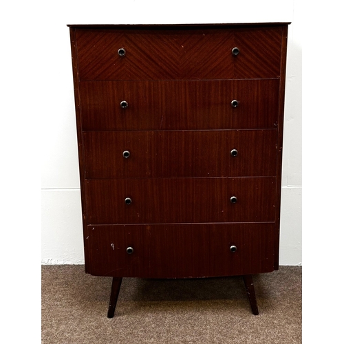 25 - Various furniture, including two modern chests of drawers; also a glass front bookcase and a small c... 