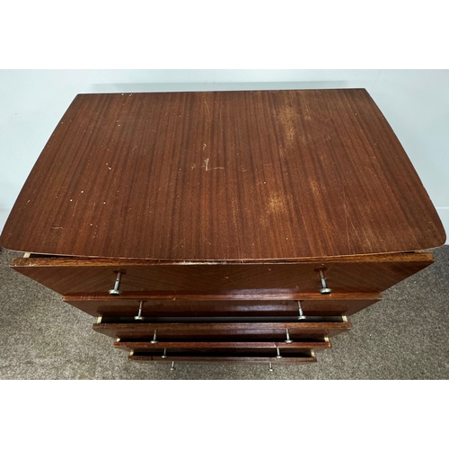 25 - Various furniture, including two modern chests of drawers; also a glass front bookcase and a small c... 
