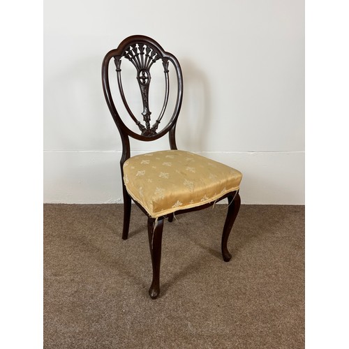 37 - Five modern pine framed chairs, including an armchair, also three late Victorian dining chairs (8).