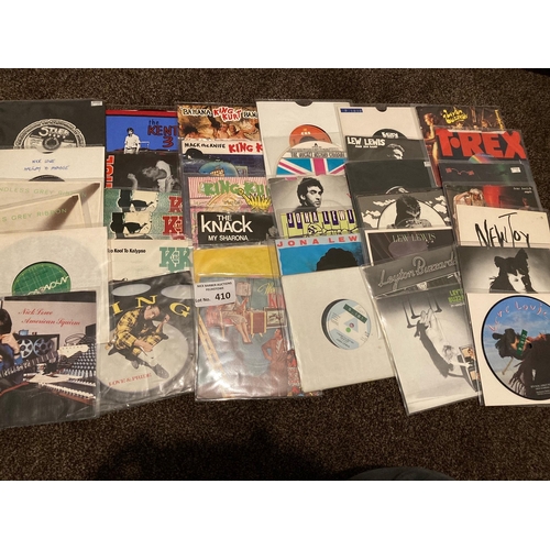 410 - Records : Pink/New Wave - super lot of 7