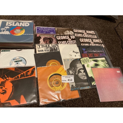 412 - Records : Punk/New Wave/Rock - great collection of 7