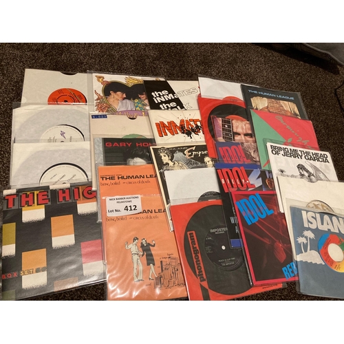 412 - Records : Punk/New Wave/Rock - great collection of 7