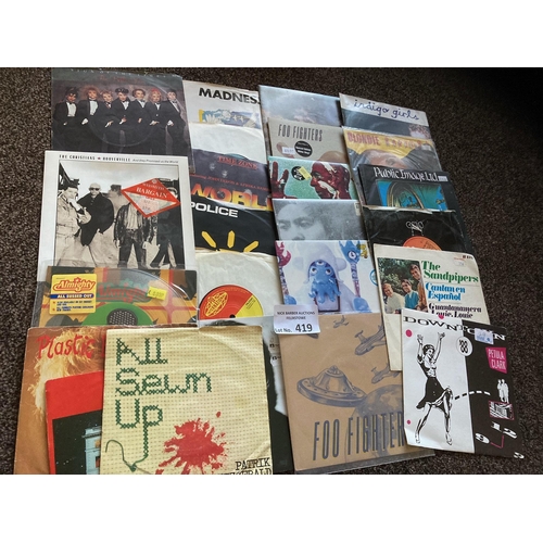 419 - Records : Punk/New Wave - Rock box of 7