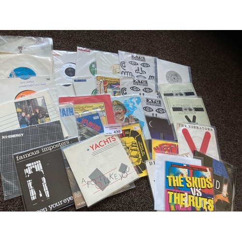 420 - Records :  Punk/New Wave - collection of 7