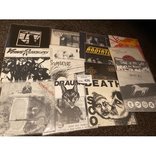 426 - Records : Punk/New Wave - Nice lot of rare 7