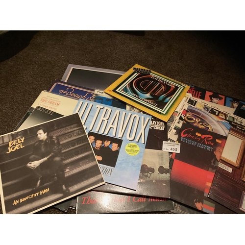 453 - Records : Selection of general albums Police, Beach Boys, Motors, Ultravox, ELO, Move etc - conditio... 