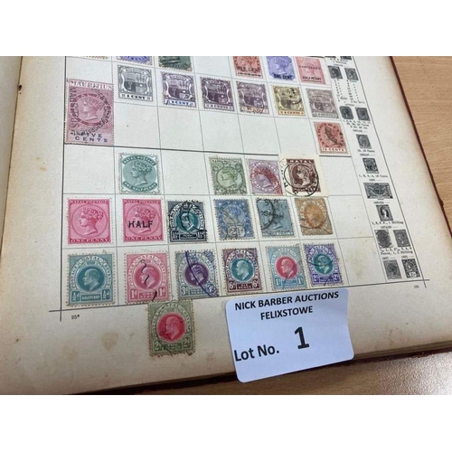 1 - Stamps : Super vintage album late 1800's good slxn inc Europe