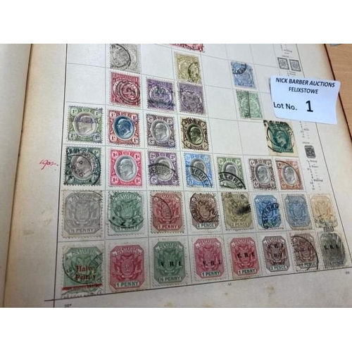 1 - Stamps : Super vintage album late 1800's good slxn inc Europe