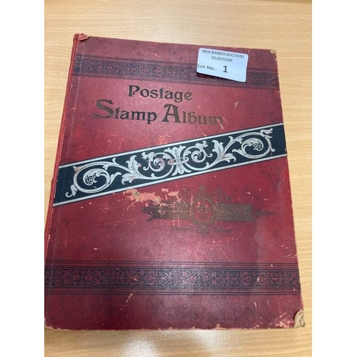 1 - Stamps : Super vintage album late 1800's good slxn inc Europe