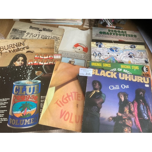 215 - Records : 14 Reggae/Ska Albums and 12'' singles