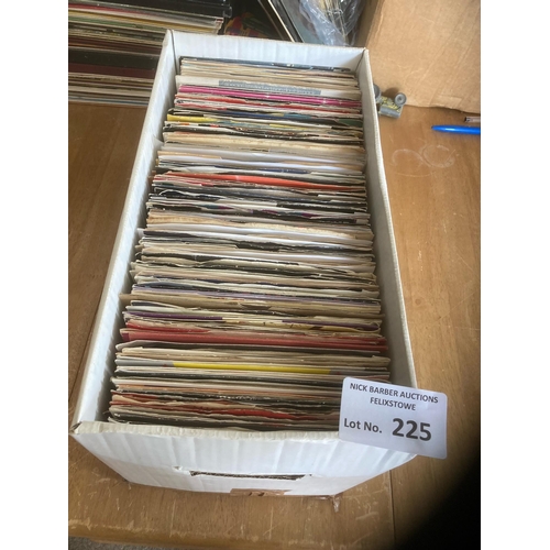 225 - Records : 200+ 7'' singles - good mix inc Jacksons - all in sleeves many in picture sleeves