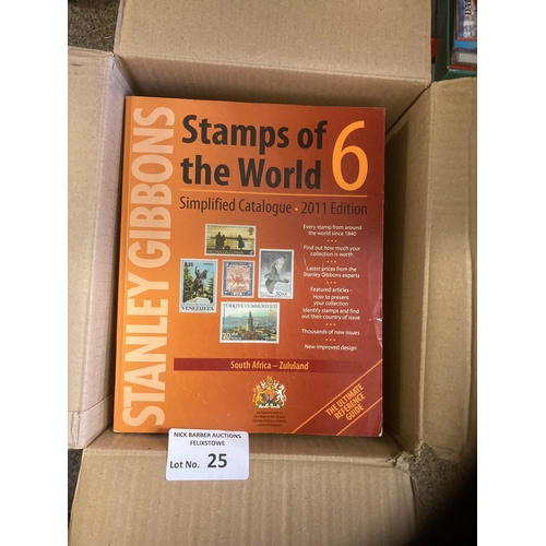 25 - Stamps : Stamps of the World Catalogues - 6 in total - set from 2011