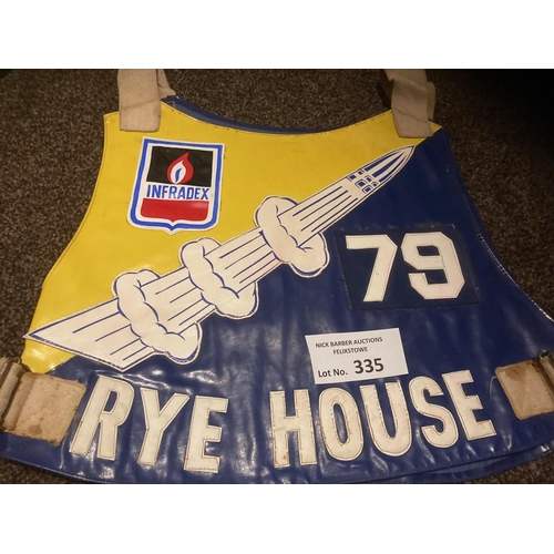 335 - Speedway : Rye House Rockets - Infradex 1979 No. 8 original race jacket - fine item