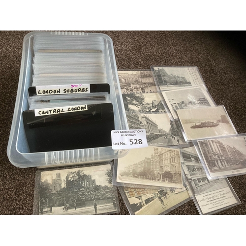 528 - Postcards : Central London / London suburbs 300+ cards nice collection x dealer many nice cards - pl... 