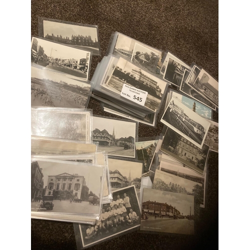 545 - Postcards : Essex - 170+ collection of cards good selection & many RPs - lovely lot