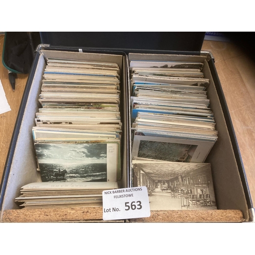 563 - Postcards : Black dealers box - mixed mostly older 1000+