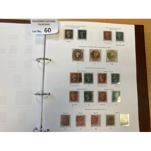 60 - Stamps : GB in Stanley Gibbons album comprehensive collection 1840-1970 superb lot inc five penny bl... 