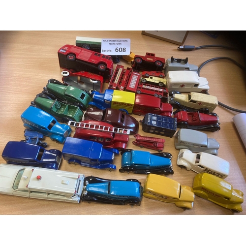 608 - Diecast : Collection of original Dinky toys nice lot - some 'repaints' - lovely lot