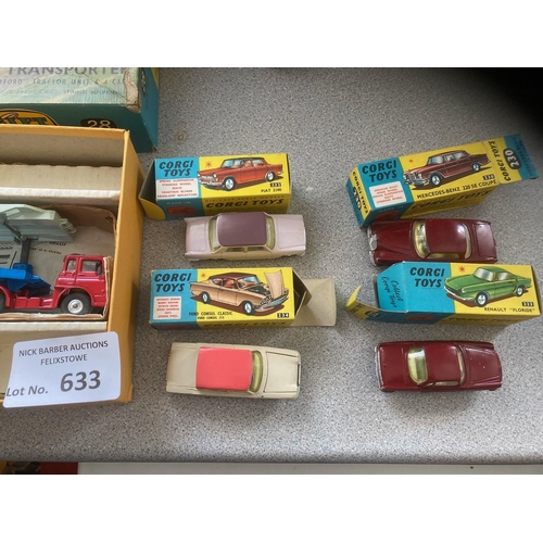 633 - Diecast : Corgi major toys - gift set 28 Carrimore Car Transporter - super item - box with some wear... 