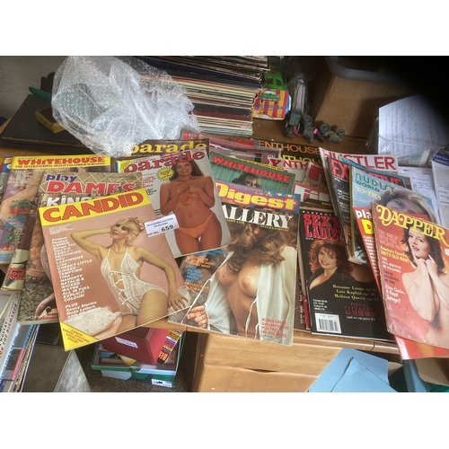 659 - Magazines : Adult Glamour - collection of mags - good titles - dapper, lovebirds, playbirds etc gene... 