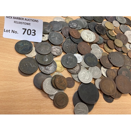 703 - Collectables : Coins - great selection of world coins 1700s onwards - great lot bronze/silver