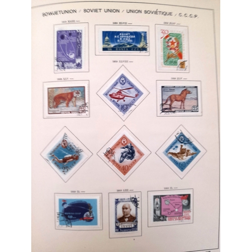10 - Stamps : Russia 1958 –1973 F.Used collection in HUGE Schaubek  album – at  a guess it is more than 9... 