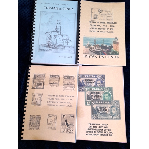 12 - Stamps : Philatelic Literature Tristan Da Cunha .. by Robin Taylor Volume1, 2,3,4,56,7,8,9,10, -11,1... 