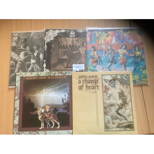 120 - Records : Prog/Psych LP UK 1st press rarities inc Bakerloo & Third Ear Band (both no EMI) & The Fool... 