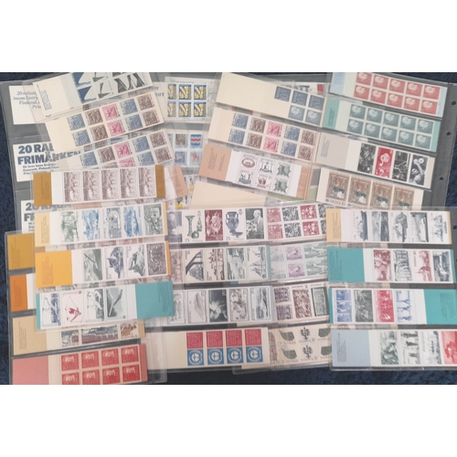 13 - Stamps : Sweden  Booklets a Very Fine  Accumulation  in special folder  range from 
1950s to 1980s –... 