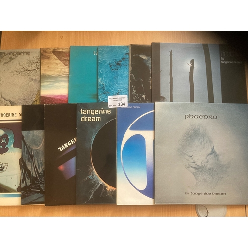 134 - Records : Prog - Superb cllxn of 12 original UK press (mostly Virgin) LPs by Tangerine Dream brillia... 