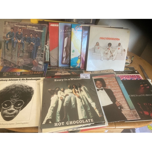 161 - Records : A case of 40 Soul/Motown/Disco albums inc Jackson, Supremes, Robinson etc