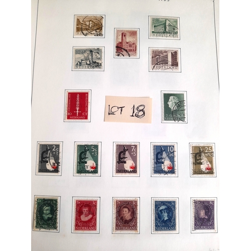 18 - Stamps : Netherlands  Very Fine collection  1948/2000 with  fine used sets, M/S (80+) and booklets (... 