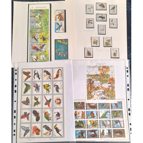 19 - Stamps : BIRDS World Colln. in LL album incl many  better sets from Commonwealth and other parts of ... 