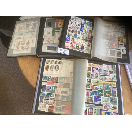 38 - Stamps : POLAND - duplicated used stock in 3 stockbooks