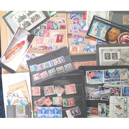 29 - Stamps : GB & Br.Commonwealth Box containing M/S, Booklets, blocks, Year Packs a few covers and larg... 