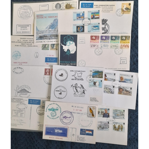 26 - Stamps : Br. Commonwealth a small collection of covers and cards covering various journeys to and ar... 