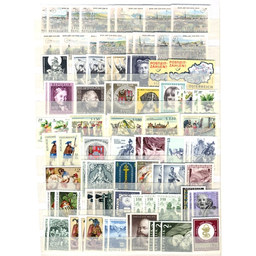 28 - Stamps : Foreign Accum. In 64 Page stockbook  Crammed with mainly Mint issues from-  Austria, France... 