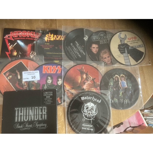 10 - Records : Small case of Rock/Heavy Metal 7