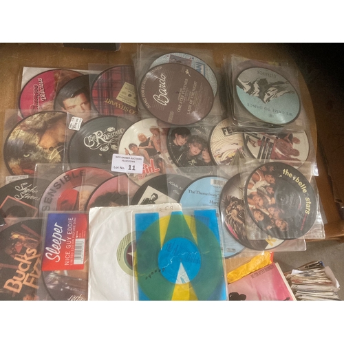 11 - Records : Case of picture discs mostly 1980s Pop/Rock etc (44)