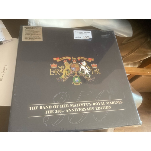 115 - Records : BAND OF HER MAJESTY'S  MARCHES 350th Anniv Ed CD Box Set sealed/mint (888430872929)