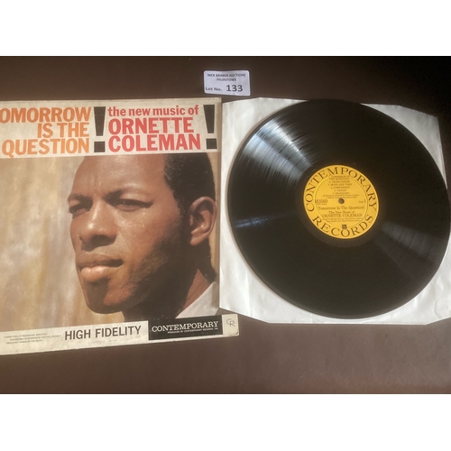 133 - Records : ORNETTE COLEMAN - Tomorrow is The Question - Jazz LP 1959 US Contemporary Records vinyl/sl... 